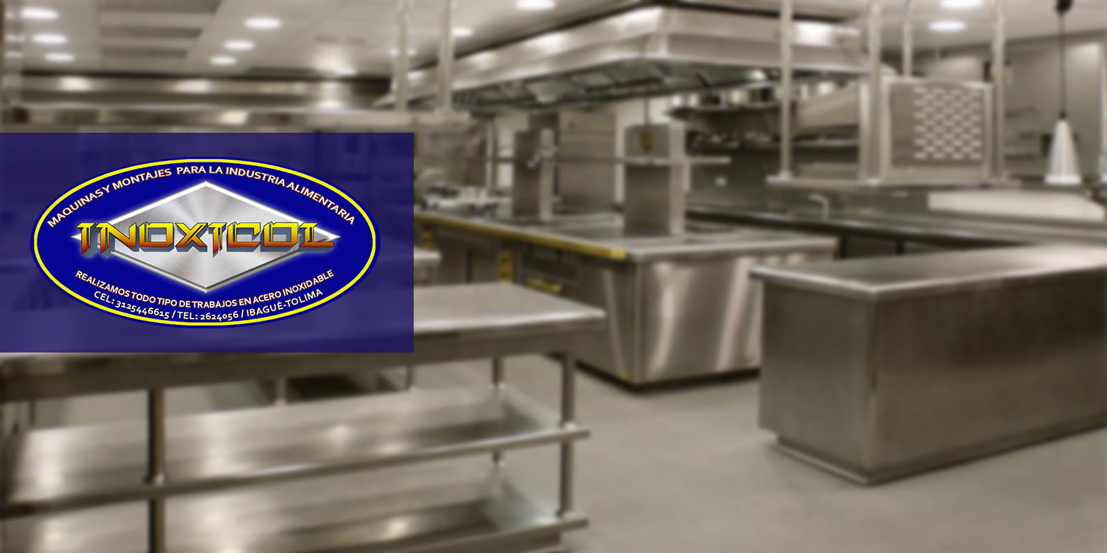 Banner INOXICOL Equipos en acero inoxidable Ibagué Ibagué